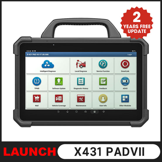 Launch X431 V V5.0 8 inch Tablet Wifi/Bluetooth Full System Scanner Support  30+ Special Functions